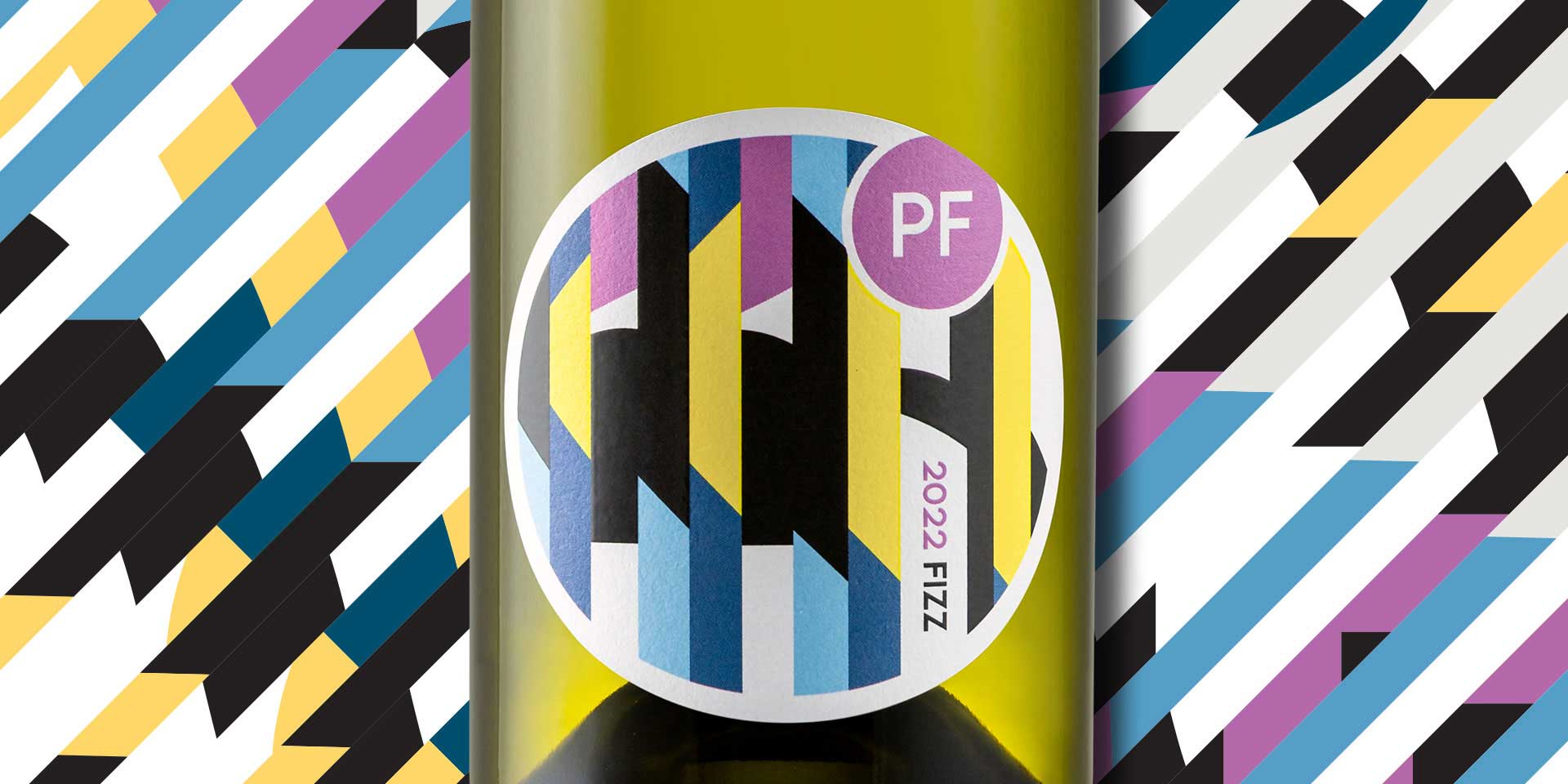 Mercer Wines Preservative Free Fizz Label Design