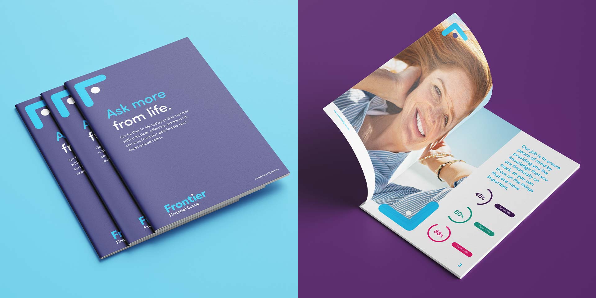 Frontier Financial Group Corporate Brochure Design