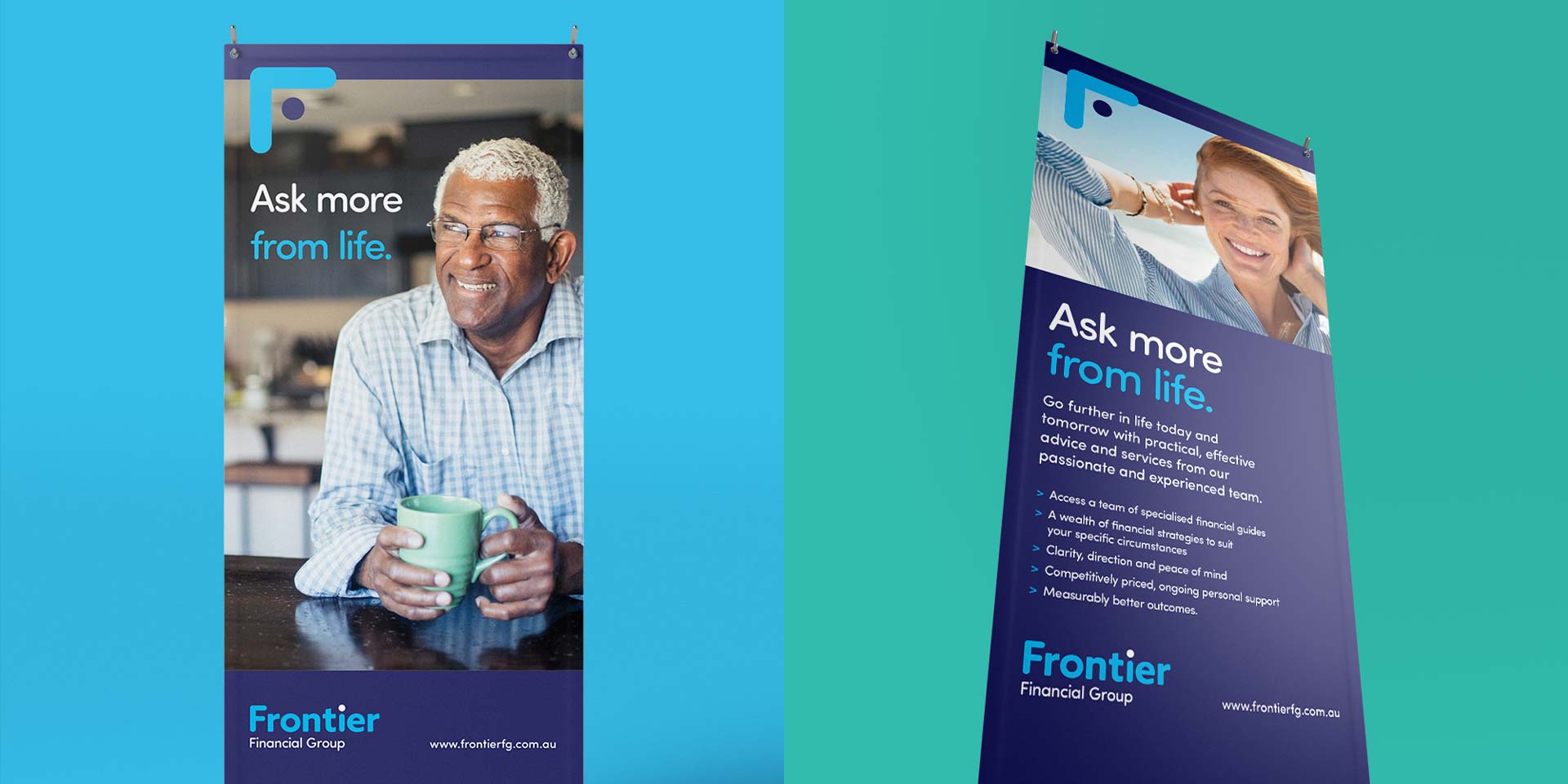 Frontier Financial Group Pull up banner design